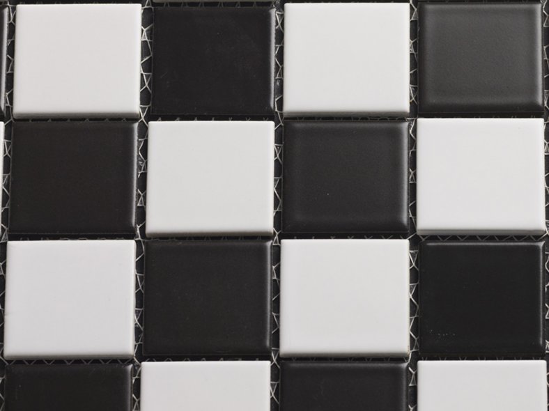 MHCE 16 black white matt 25x25x5mm