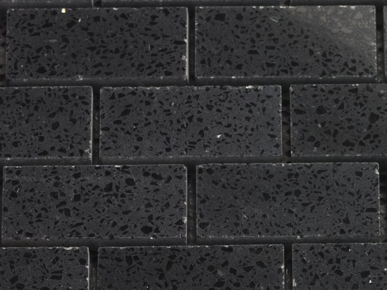 MHVA 03 black eng. stone - brick 47x23x7mm