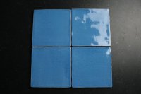 Handvorm tegel Zacht Blauw 13x13cm 